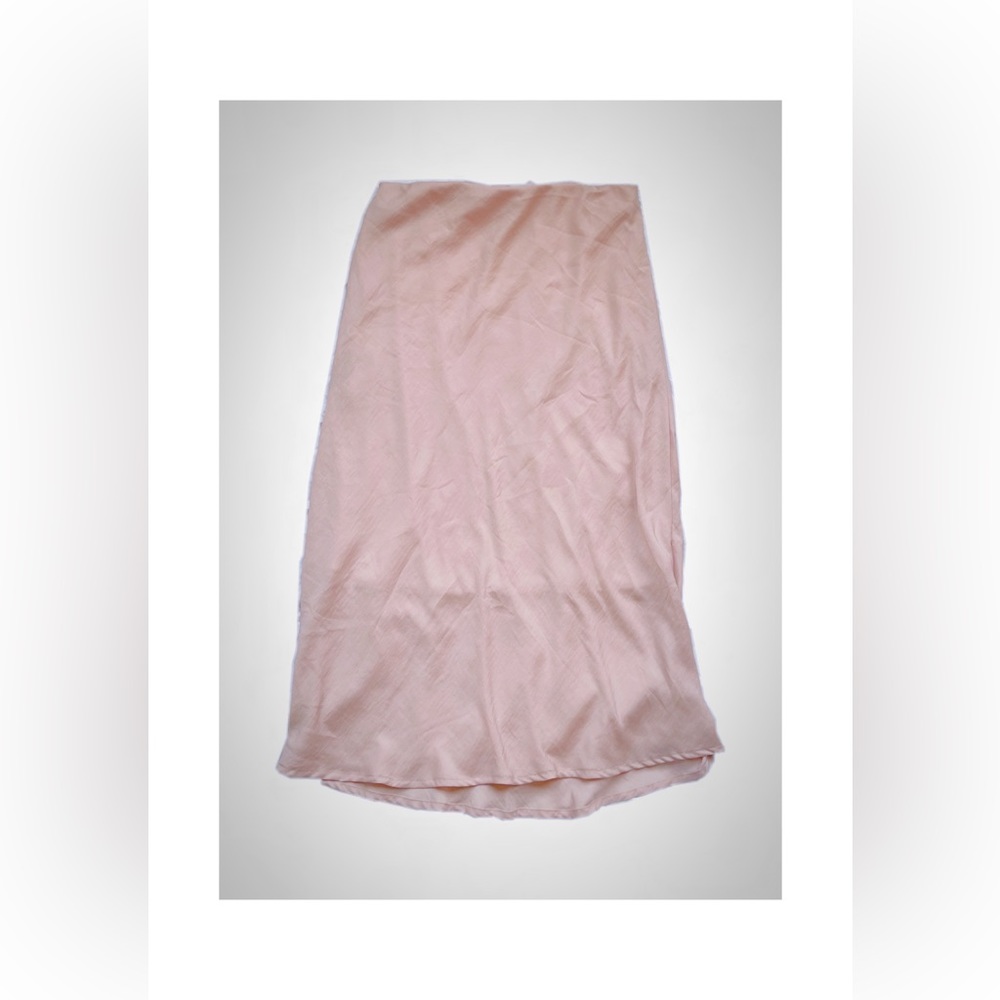 A New Day Muted Pink Slip A-Line Skirt
